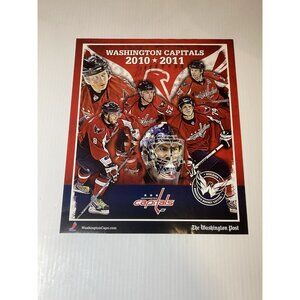 Washington Capitals Hockey 2010-2011 Poster Washington Post NHL